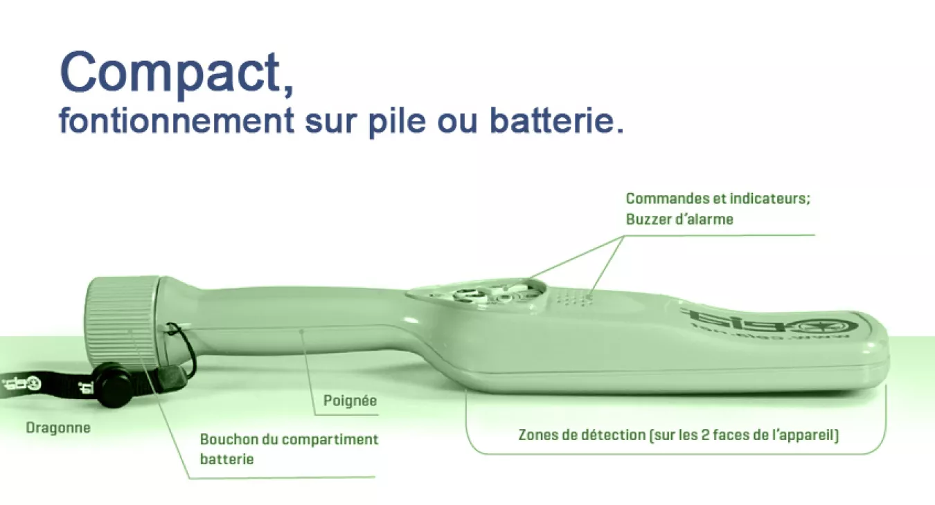 Détecteurs de métaux portatifs